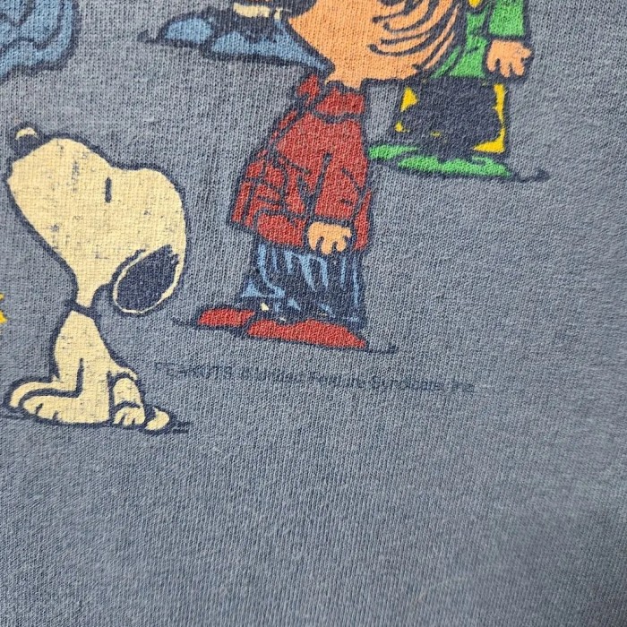 【PEANUTS】 スヌーピー　デザイン Tシャツ　半袖　ブルー　サイズL | Vintage.City 빈티지숍, 빈티지 코디 정보