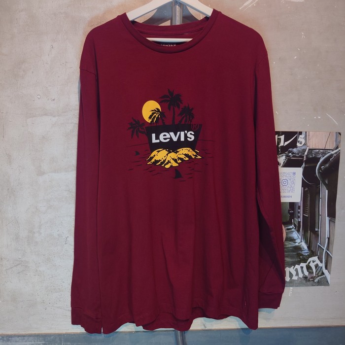 Levi’s(リーバイス)　ロンT　XLサイズ　バーガンディー系　コットン　エジプト　2790 | Vintage.City 古着屋、古着コーデ情報を発信