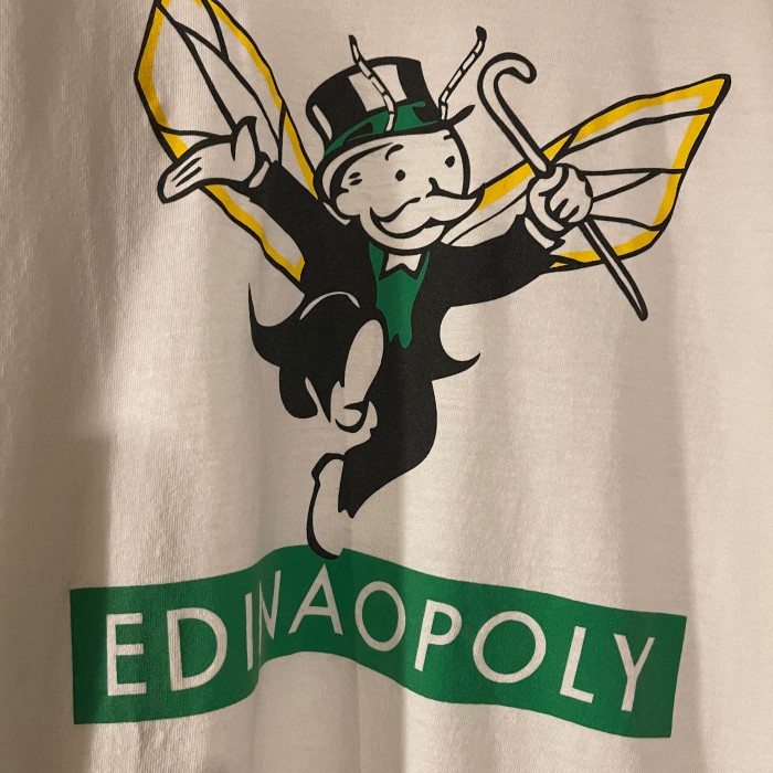 GILDAN “EDINAOPOLY” ヘビーコットン Tシャツ 白T | Vintage.City 古着屋、古着コーデ情報を発信