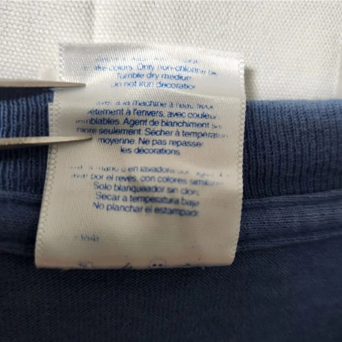 【PEANUTS】 スヌーピー　デザイン Tシャツ　半袖　ブルー　サイズL | Vintage.City 古着屋、古着コーデ情報を発信