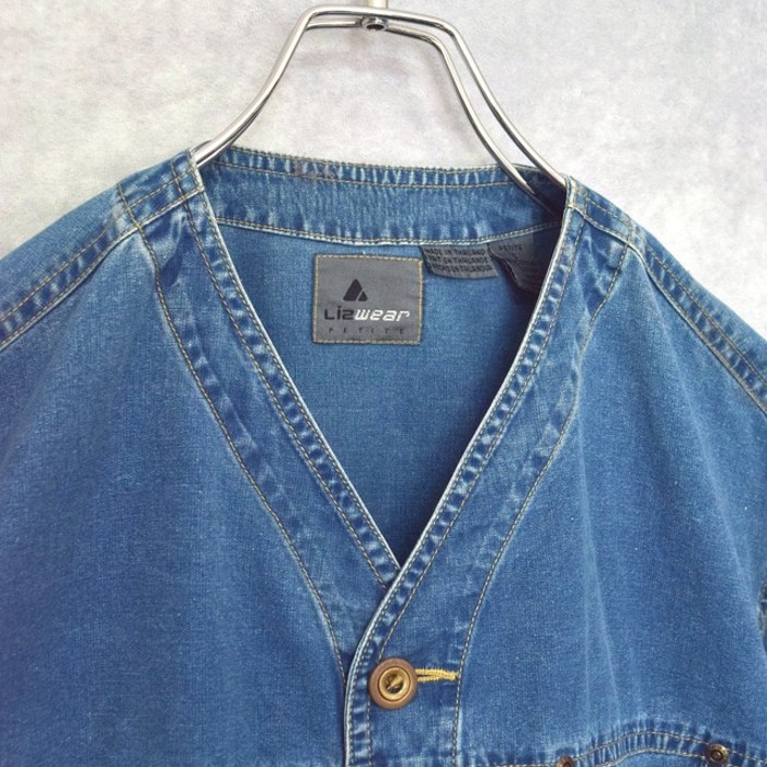 90s indigo cotton shirts jacket | Vintage.City 古着屋、古着コーデ情報を発信
