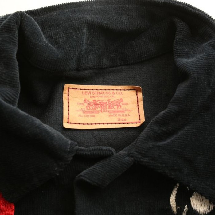 Embroidery Remake Corduroy Vest | Vintage.City 古着屋、古着コーデ情報を発信