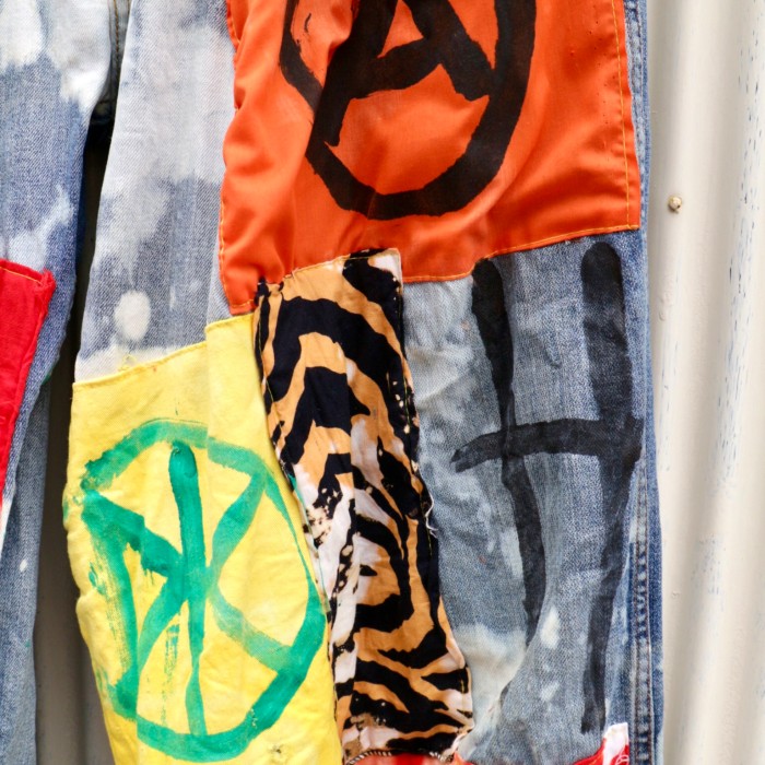【"CUSTOM" 再構築 anarchy design wide denim pants】 | Vintage.City 古着屋、古着コーデ情報を発信