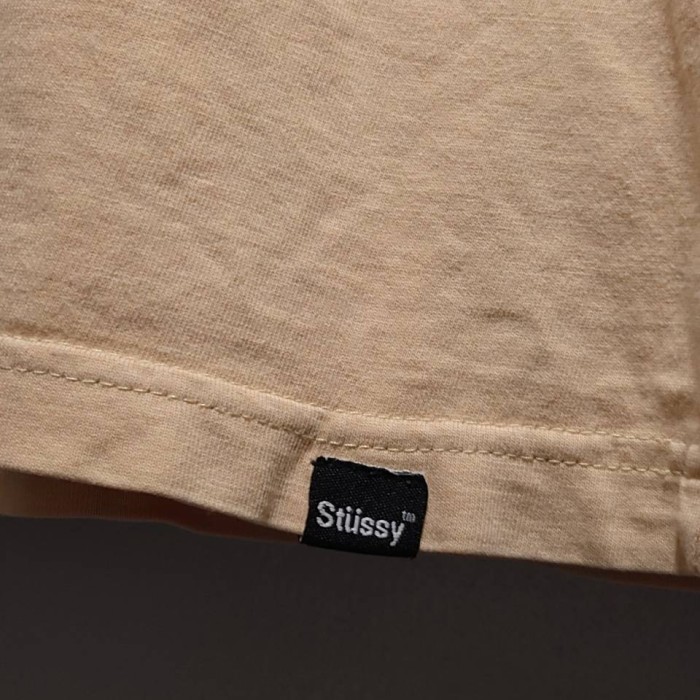STUSSY “Funky Fresh Gear For Those Livin Large” Car Print Tシャツ スキンカラー S 半袖 | Vintage.City 빈티지숍, 빈티지 코디 정보