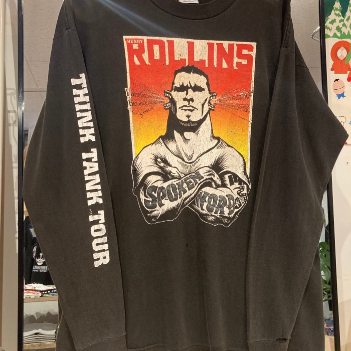 90's HENRY ROLLINS Tシャツmade in U.S.A (SIZE L) | Vintage.City 빈티지숍, 빈티지 코디 정보