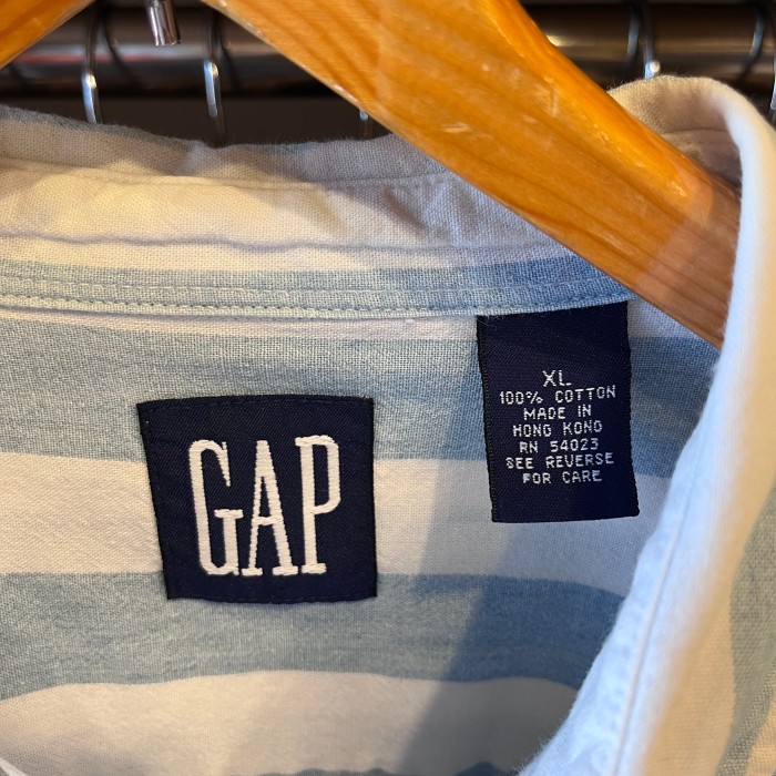 90's "GAP" L/Sストライプシャツ | Vintage.City 古着屋、古着コーデ情報を発信