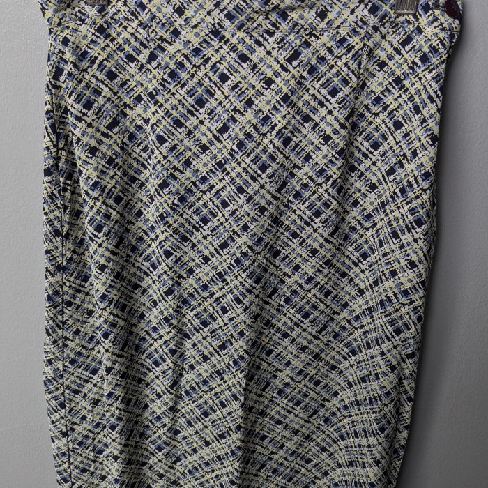 Sideslit tweed check long skirt | Vintage.City Vintage Shops, Vintage Fashion Trends