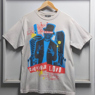 00’s TUPAC “California Love” プリント Tシャツ ブルーグレー系 M 半袖 2000年代 | Vintage.City 古着屋、古着コーデ情報を発信