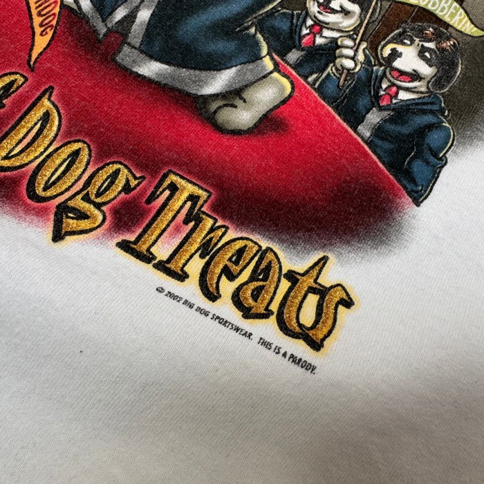 2000年代 ©︎2002/BIG DOGS ビッグドッグ/スペシャル ハリーポッター秘密の部屋名シーンパロディ プリントTシャツ/XLサイズ/MADE IN USA | Vintage.City 古着屋、古着コーデ情報を発信