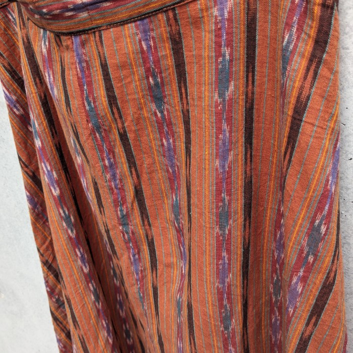 Ethnic Aline flare long skirt | Vintage.City 빈티지숍, 빈티지 코디 정보