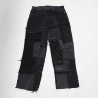 リーバイス パッチワーク リメイク デニムパンツ Levi's Patchwork Remake Denim Pants | Vintage.City 빈티지숍, 빈티지 코디 정보