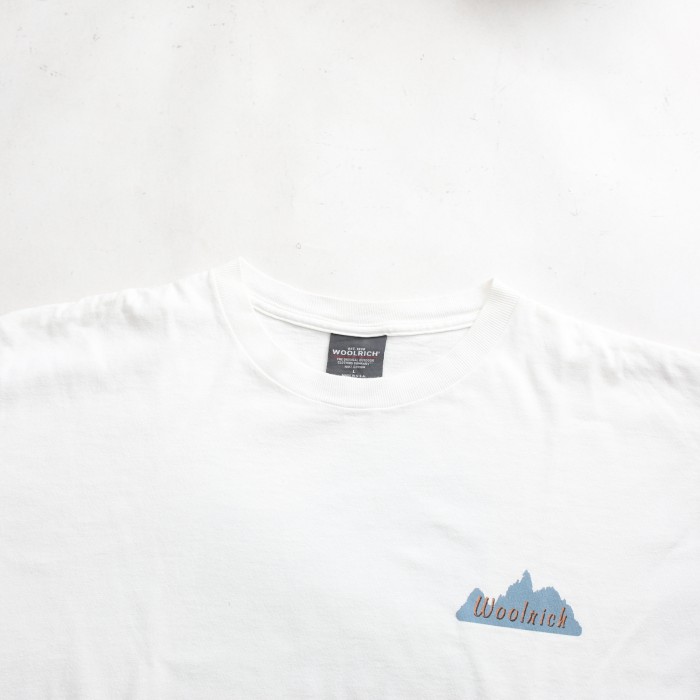 アメリカ製 ウールリッチ ワンポイント T-shirt MADE IN USA WOOLRICH One Point T-shirt | Vintage.City 빈티지숍, 빈티지 코디 정보
