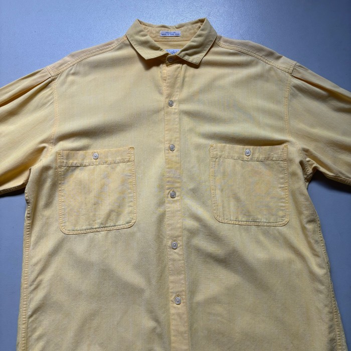 PERRY ELLIS L/S shirt “size L” ペリーエリス 長袖シャツ 黄色 | Vintage.City 古着屋、古着コーデ情報を発信