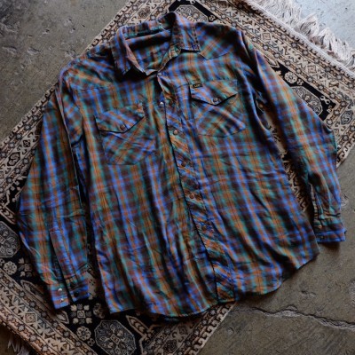 70s　vintage　Lee western  shirt | Vintage.City 빈티지숍, 빈티지 코디 정보