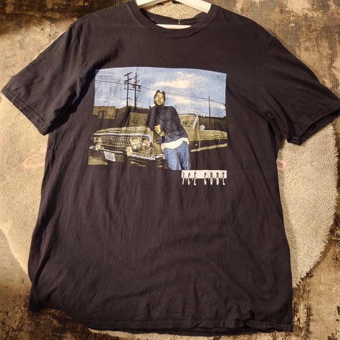 ICECUBE(アイスキューブ)音楽系Tシャツ　Lサイズ　ブラック　コットン　2747 | Vintage.City 빈티지숍, 빈티지 코디 정보