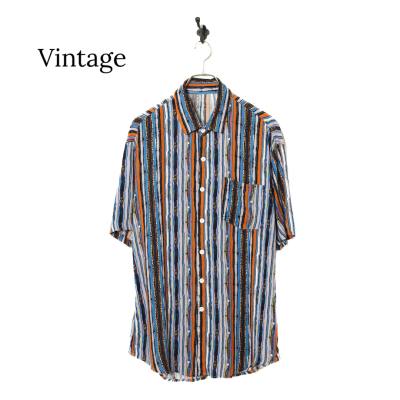 VINTAGE PRINTED SHIRT/M | Vintage.City Vintage Shops, Vintage Fashion Trends