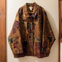Flower & paisley pattern gobelin jacket | Vintage.City 빈티지숍, 빈티지 코디 정보