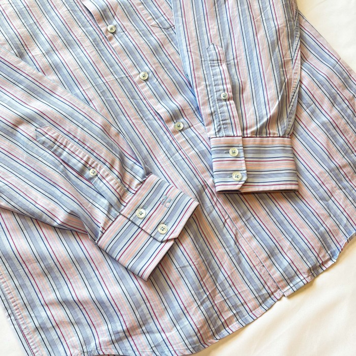 Courrèges Stripe L/S Shirt | Vintage.City 古着屋、古着コーデ情報を発信