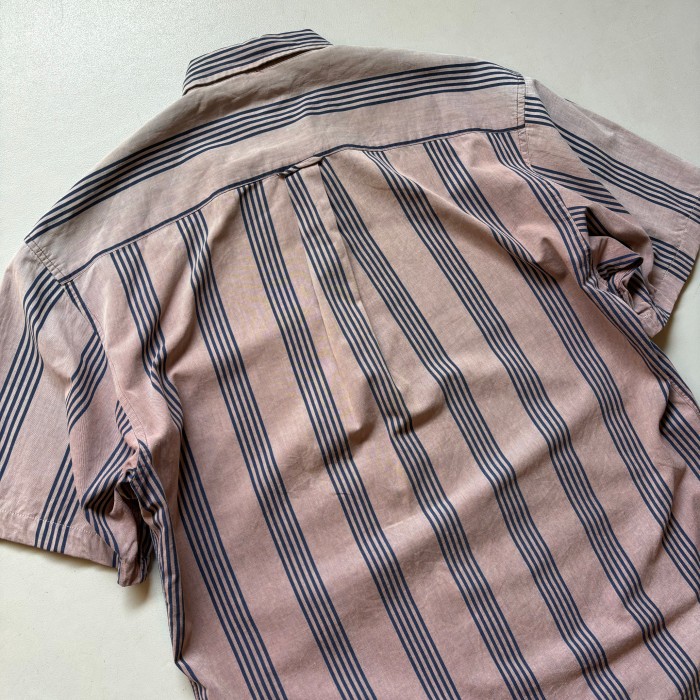 OLD GAP stripe S/S shirt “size L” オールドギャップ ストライプシャツ 紺タグ | Vintage.City 古着屋、古着コーデ情報を発信