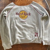 Hard Rock print sweatshirt | Vintage.City 古着屋、古着コーデ情報を発信