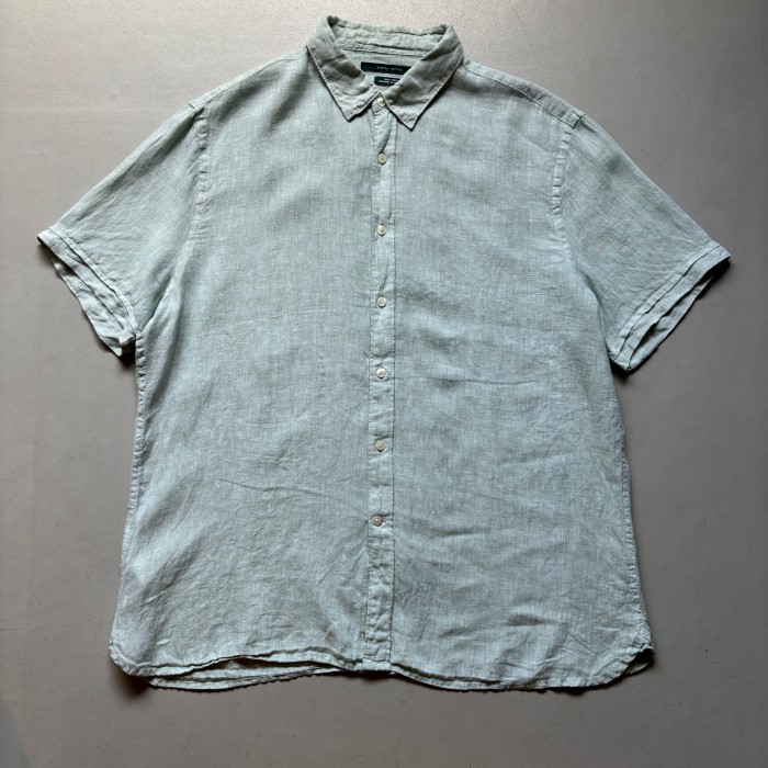 PERRY ELLIS linen S/S shirt “size XL” ペリーエリス リネンシャツ 半袖シャツ | Vintage.City 古着屋、古着コーデ情報を発信