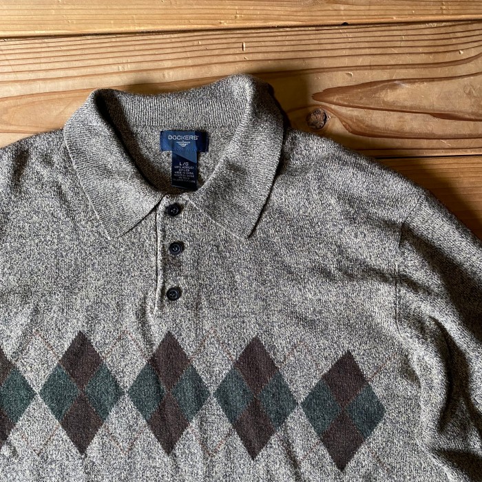 DOCKERS knit polo shirt | Vintage.City Vintage Shops, Vintage Fashion Trends
