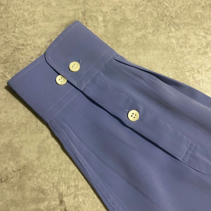 80’s JUN MEN polyester shirt “purple” | Vintage.City 古着屋、古着コーデ情報を発信