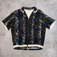 60’s Catalina zip-up beach shirt | Vintage.City 빈티지숍, 빈티지 코디 정보