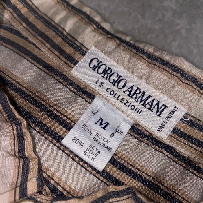 80-90’s GIORGIO ARMANI rayon silk shirt | Vintage.City 古着屋、古着コーデ情報を発信