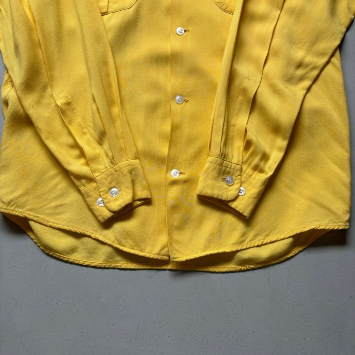 60s Hilton L/S bowling shirt “size 14 1/2” 60年代 ヒルトン 長袖 ボウリングシャツ 開襟シャツ 完全無地 | Vintage.City Vintage Shops, Vintage Fashion Trends
