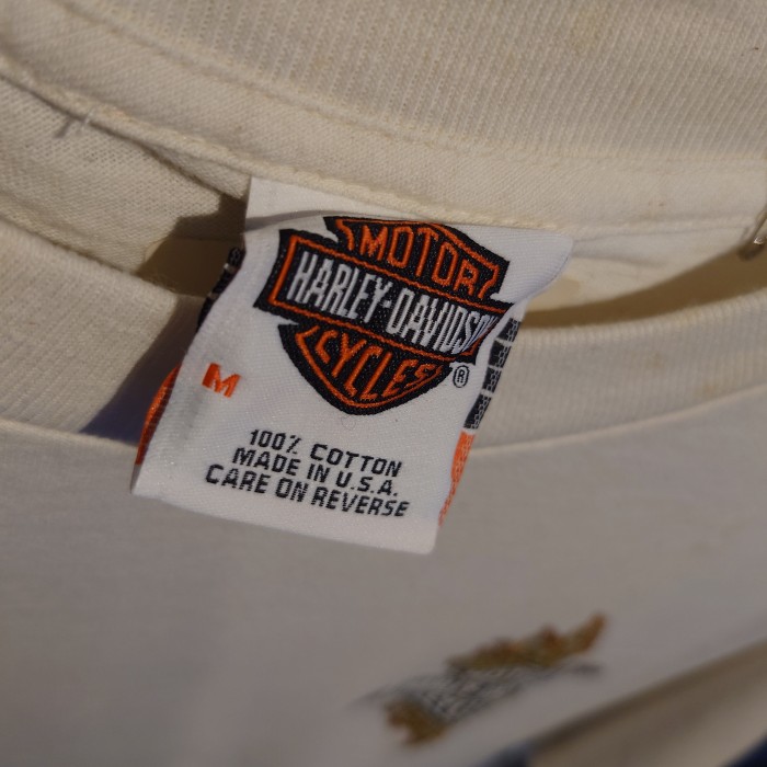 HARLEY-DAVIDSON ハーレーダビッドソン Tシャツ　Mサイズ　ナチュラル　USA製　コットン　2797 | Vintage.City 古着屋、古着コーデ情報を発信