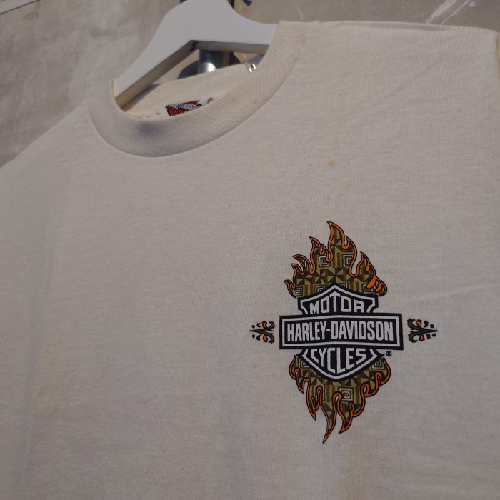 HARLEY-DAVIDSON ハーレーダビッドソン Tシャツ　Mサイズ　ナチュラル　USA製　コットン　2797 | Vintage.City 빈티지숍, 빈티지 코디 정보