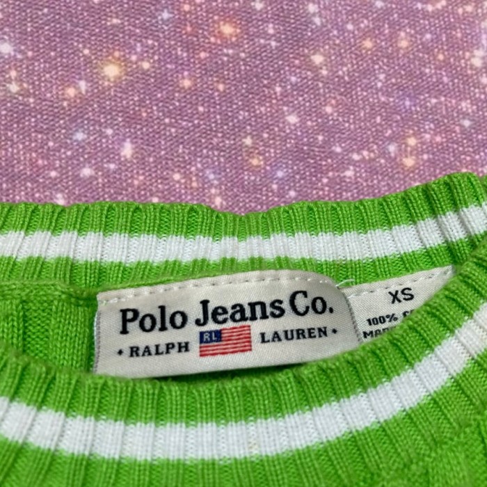Y2K 00’s college/clean girl lvibes   "POLO JEANS COMPANY" rib knit tops | Vintage.City 빈티지숍, 빈티지 코디 정보
