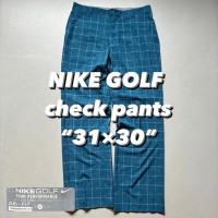 NIKE GOLF check pants “31×30” ナイキゴルフ チェックパンツ スラックス センタープレス | Vintage.City 빈티지숍, 빈티지 코디 정보