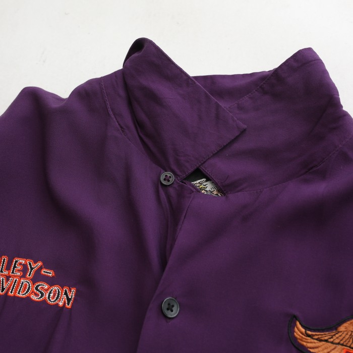 ハーレーダビッドソン レーヨン 開襟 半袖シャツ Harley Davidson Rayon S/S Shirt# | Vintage.City 古着屋、古着コーデ情報を発信
