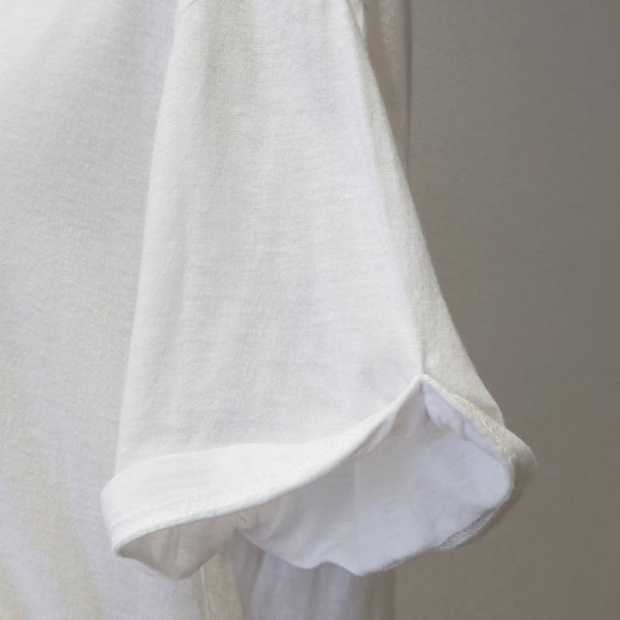 STUSSY ロゴプリント Uネック Tシャツ ホワイト XS 半袖 | Vintage.City 빈티지숍, 빈티지 코디 정보