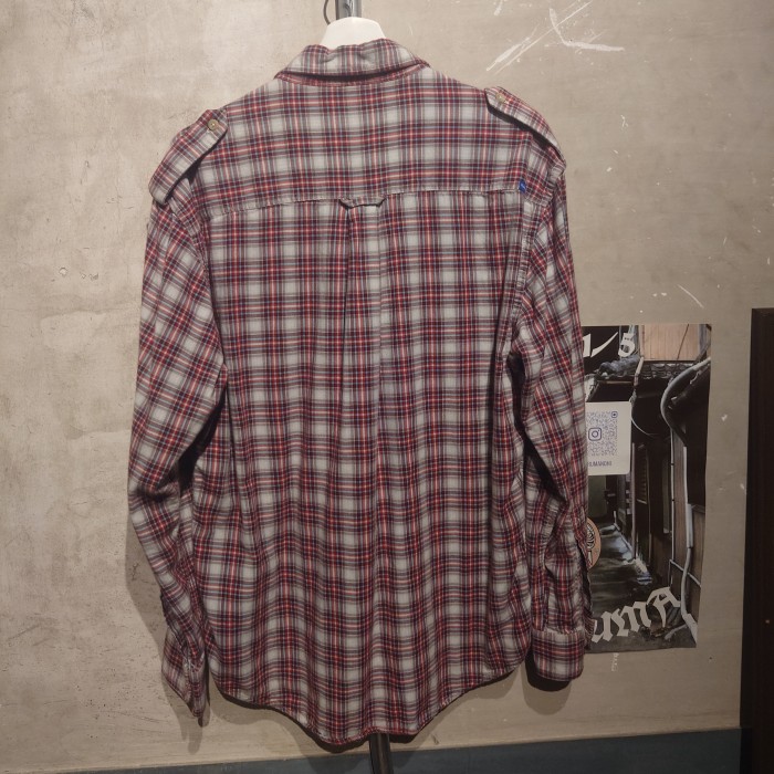 PENDLETON(ペンドルトン)　チェックシャツ　Lサイズ　コットン　インドネシア　レッド系　2285 | Vintage.City 빈티지숍, 빈티지 코디 정보