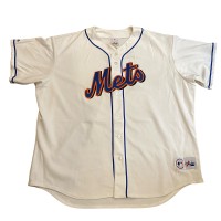 ビンテージ 90年代 マジェスティック ニューヨークメッツ ベースボールシャツ 2XL ホワイト | Vintage.City 古着屋、古着コーデ情報を発信