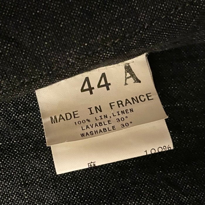MADE IN FRANCE製 agnès b. リネンテーラードジャケット チャコールグレー 44サイズ | Vintage.City Vintage Shops, Vintage Fashion Trends