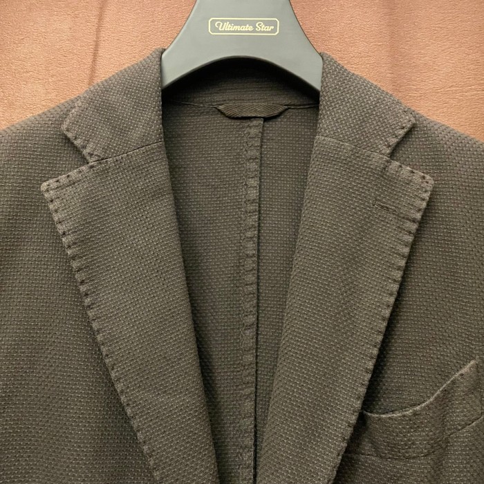 MADE IN ITALY製 L.B.M 1911 Slim Fit コットンリネンテーラードジャケット ブラウン 46サイズ | Vintage.City 古着屋、古着コーデ情報を発信