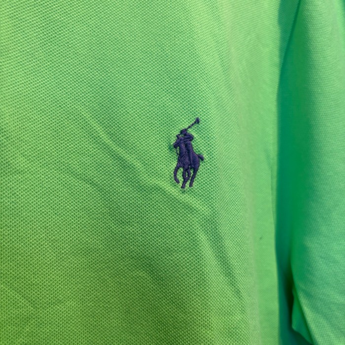 Polo by Ralph Lauren ラルフローレン 半袖ポロシャツ　Lサイズ　グリーン　　コットン　ポリウレタン　320 | Vintage.City 빈티지숍, 빈티지 코디 정보