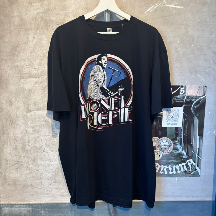 LIONEL RICHIE GILDAN 半袖Tシャツ　2XLサイズ　ブラック　　コットン　　498 | Vintage.City 빈티지숍, 빈티지 코디 정보