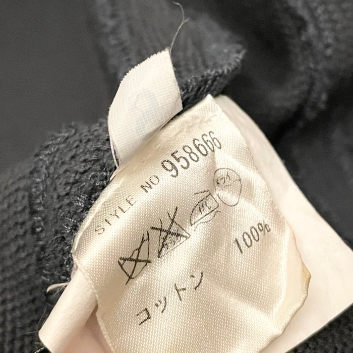 MADE IN ITALY製 BARK 鹿の子ニットテーラードジャケット チャコールグレー Sサイズ | Vintage.City 古着屋、古着コーデ情報を発信