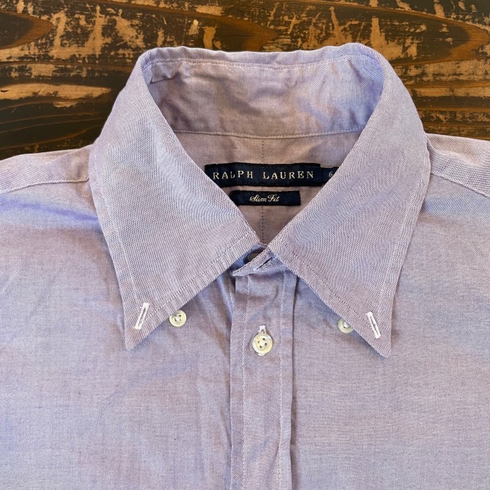 Ralph Lauren slim fit purple shirt | Vintage.City 古着屋、古着コーデ情報を発信