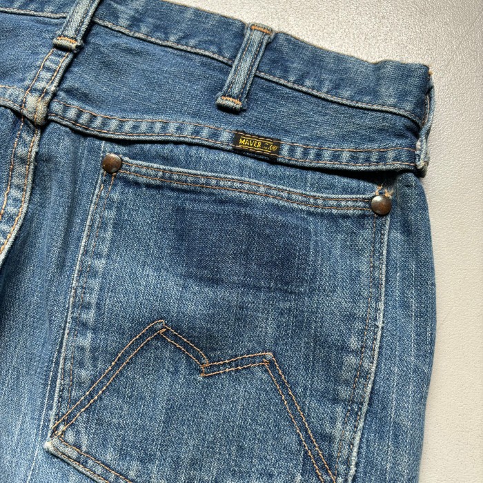 60s maverick denim pants “29×29” 60年代 マーベリック デニムパンツ ジーンズ カットオフ | Vintage.City 古着屋、古着コーデ情報を発信