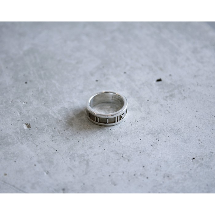 Old “Tiffany&Co.” ©︎1995 Atlas Silver Ring | Vintage.City 古着屋、古着コーデ情報を発信