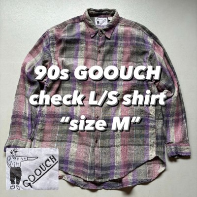 90s GOOUCH check L/S shirt “size M” 90年代 グーチ チェックシャツ 長袖シャツ | Vintage.City Vintage Shops, Vintage Fashion Trends