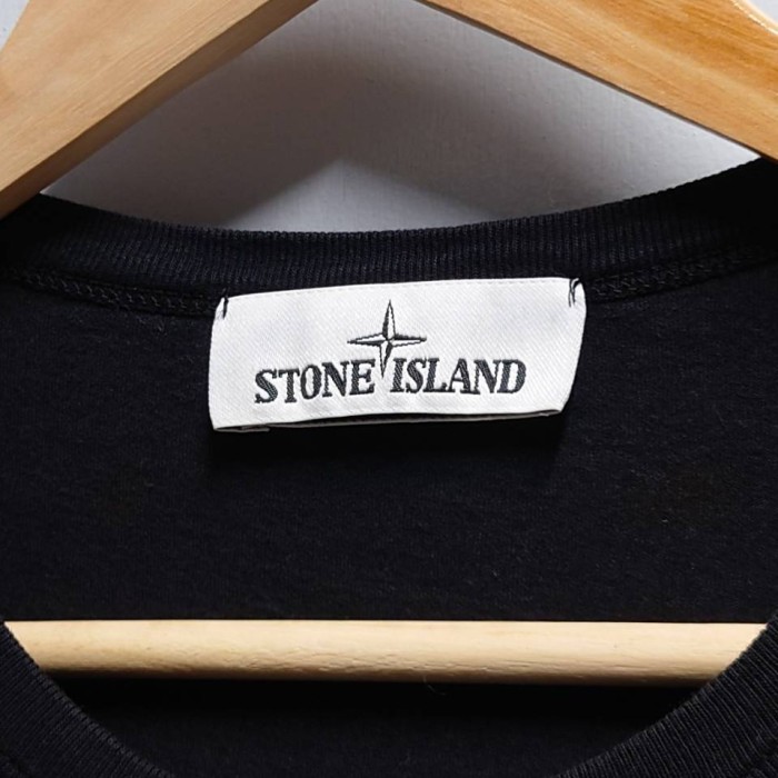 STONE ISLAND MIXED YARN JACQUARD CAMO Tシャツ ブラック M 半袖 ロゴプリント ストーンアイランド | Vintage.City 빈티지숍, 빈티지 코디 정보