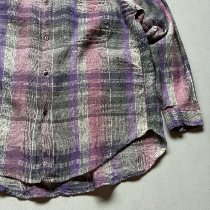 90s GOOUCH check L/S shirt “size M” 90年代 グーチ チェックシャツ 長袖シャツ | Vintage.City 古着屋、古着コーデ情報を発信