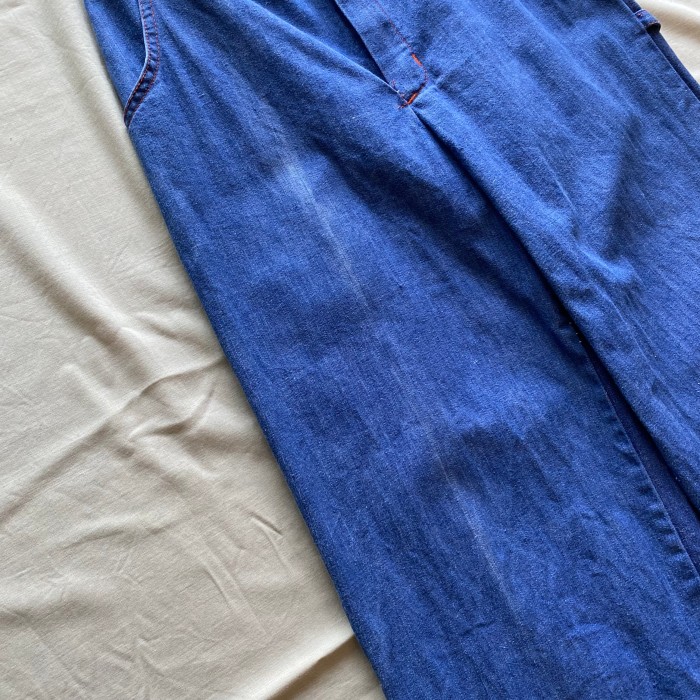 70's / 《Sears JR Bazaar》wide denim pants フレアパンツ デニムパンツ | Vintage.City 빈티지숍, 빈티지 코디 정보